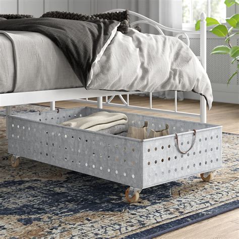 vintage metal under bed storage boxes|Under Bed Storage .